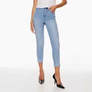 Denim Forum Lola High Rise Skinny Crop in size 25 from Aritzia